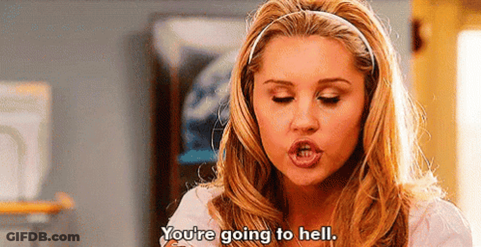 Amanda Bynes Going To Hell GIF