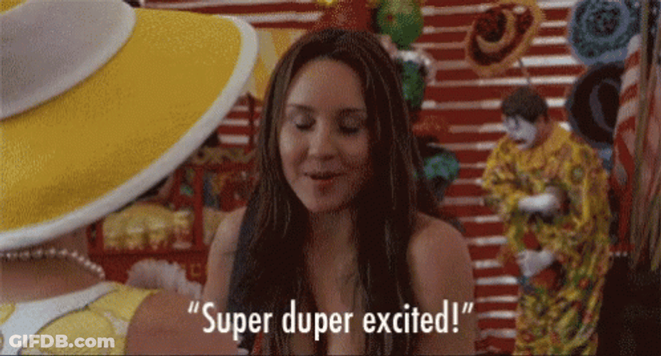 Amanda Bynes Super Duper Excited GIF