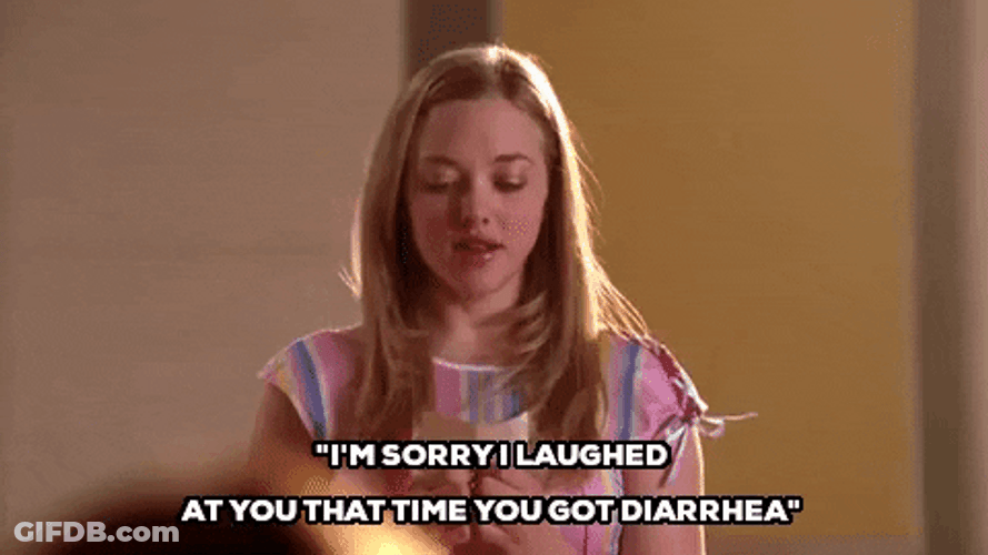Amanda Seriously Explaining Explosive Diarrhea GIF
