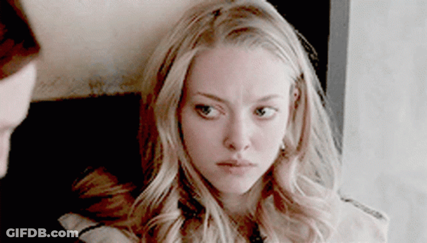 Amanda Seyfried Hurting Stare GIF