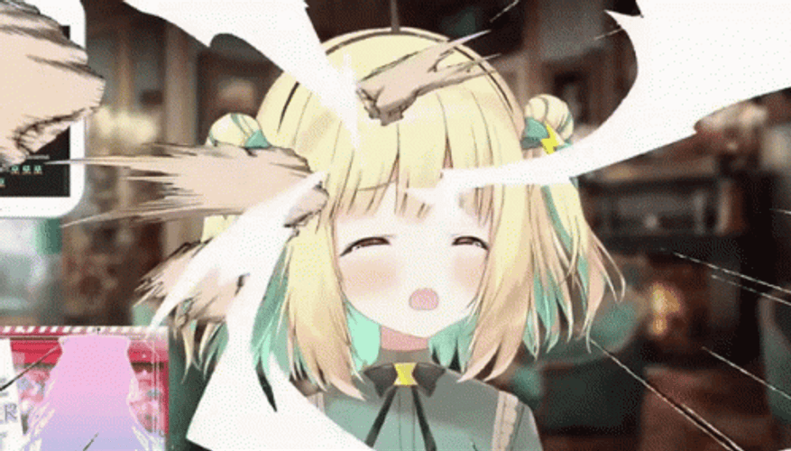 Amano Pikamee Punch Ora Ora Ora GIF