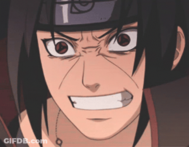 Amaterasu Itachi Evil Smile GIF