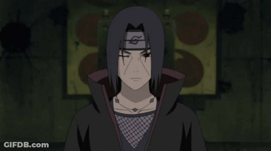 Amaterasu Itachi Hand Jutsu GIF