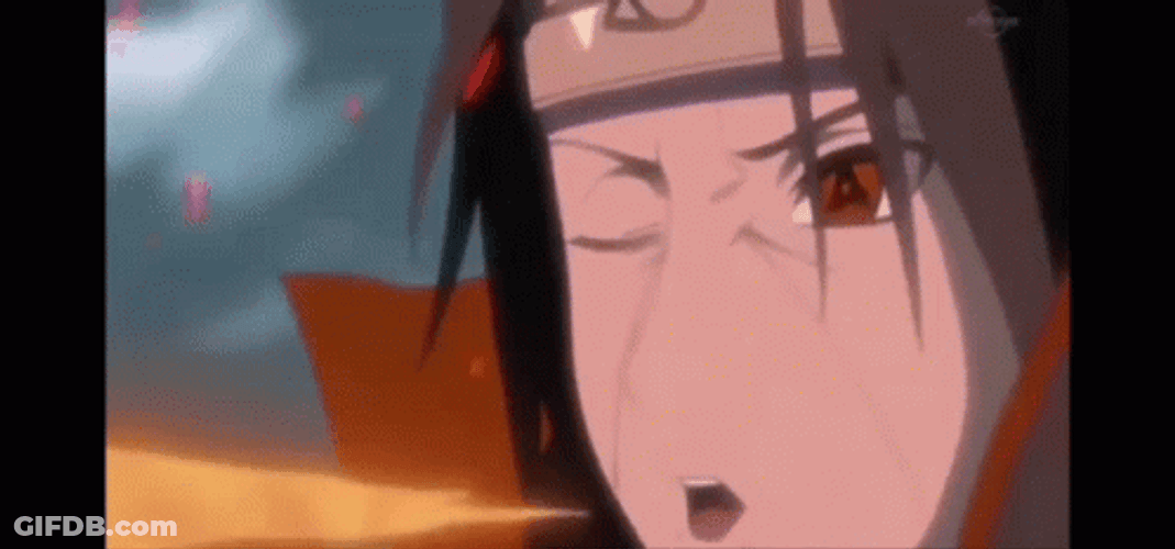 Amaterasu Itachi Open Eye GIF