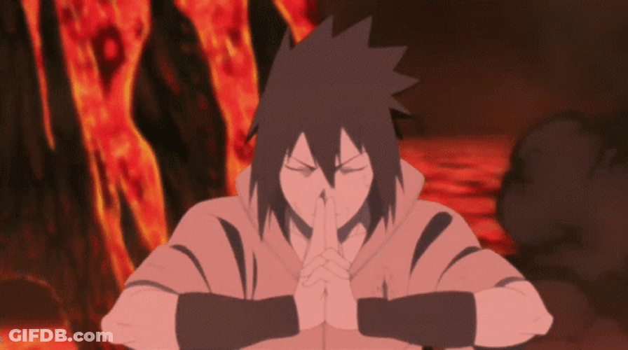Amaterasu Itachi Sasuke Uchiha GIF