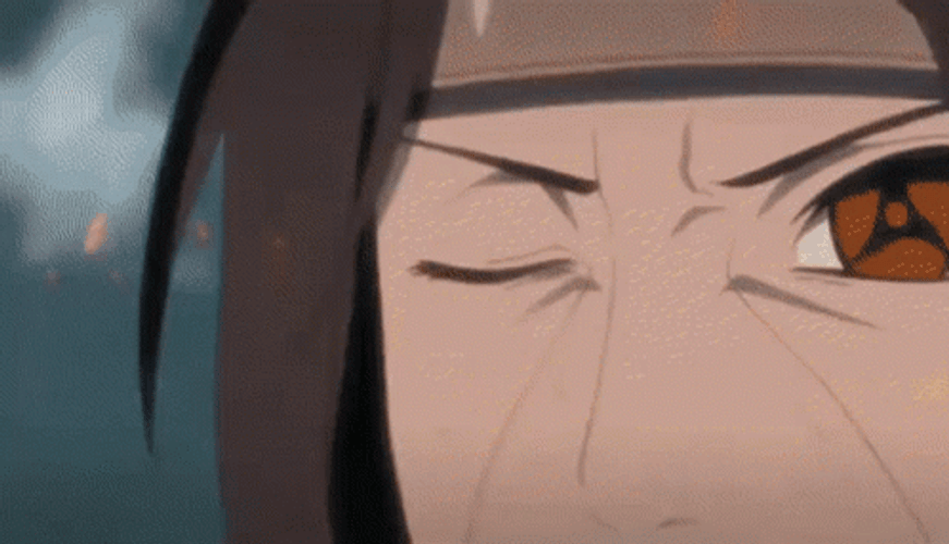 Amaterasu Itachi Tranforming GIF