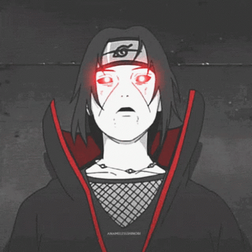 Amaterasu Itachi Uchiha Dark Force GIF