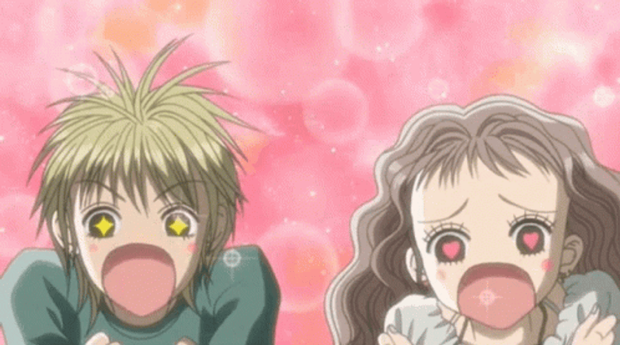Amazed And Shocked Nana Anime Reira And Nobuo GIF