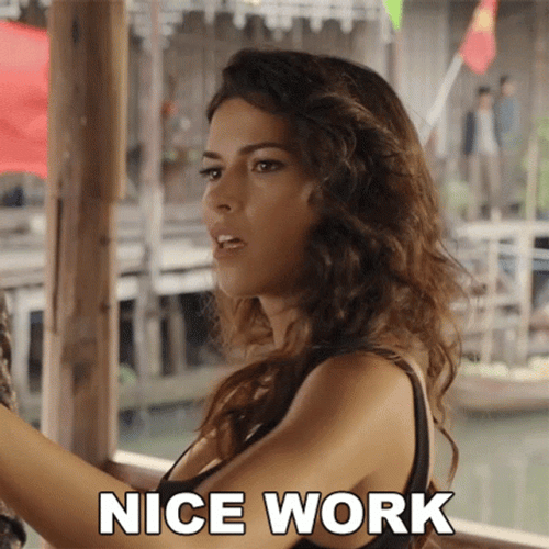 Amazed Face Sofia Pernas Nice Job GIF