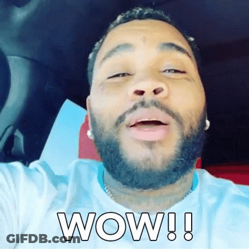 Amazed Kevin Gates GIF