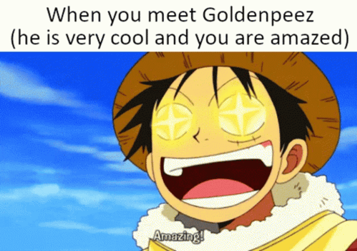 Amazed Luffy One Piece Anime GIF