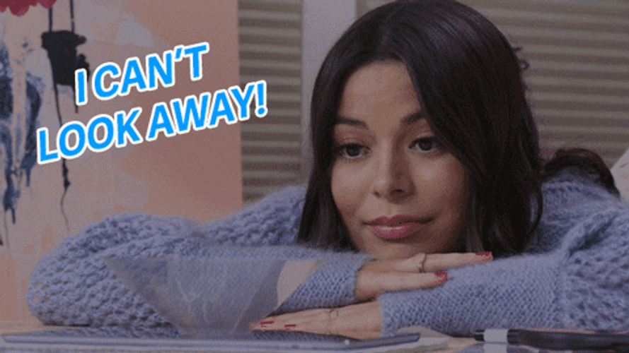 Amazed Miranda Cosgrove GIF