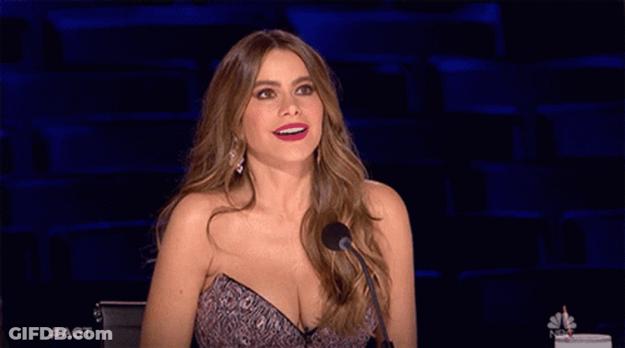 Amazed Sofia Vergara GIF