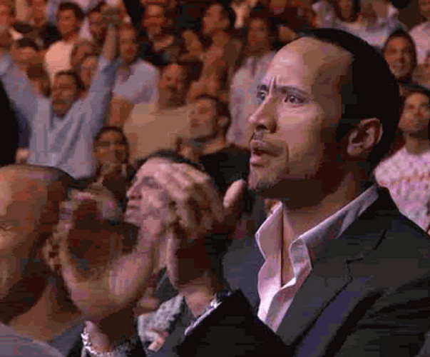 Amazed The Rock Applause GIF