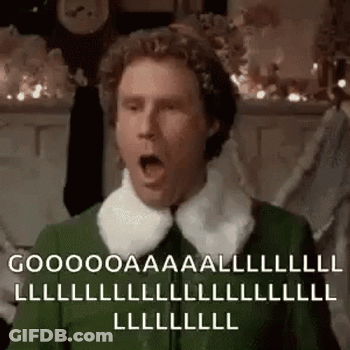 Amazed Will Ferrell Elf Goal GIF