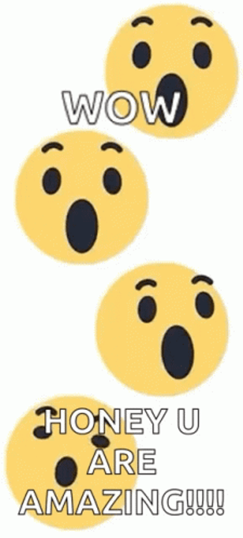 Amazed Wow Reaction Emoji GIF