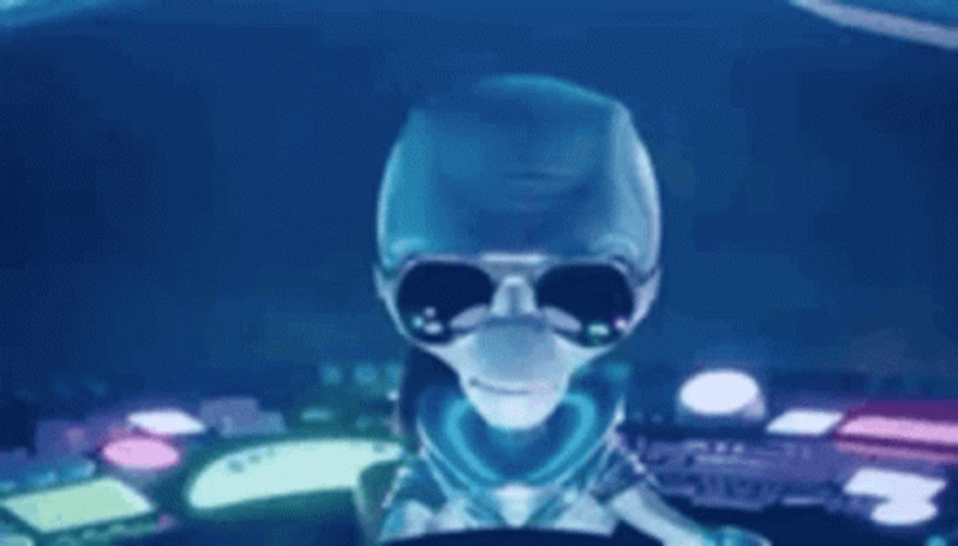 Amazing Alien Riding Ufo GIF