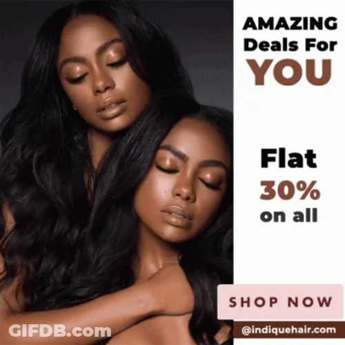Amazing All Black Friday Hair Sale GIF