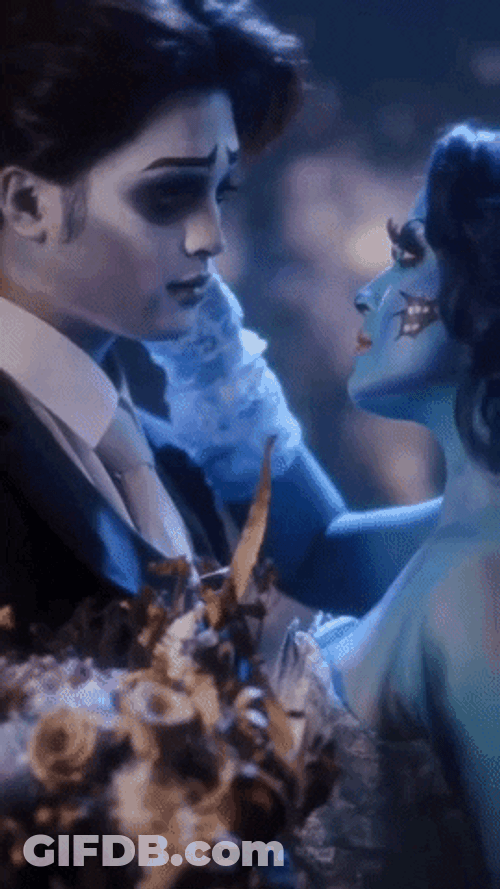 Amazing Corpse Bride Theme Wedding GIF