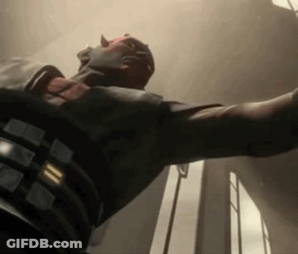 Amazing Darth Maul Getting Lightsaber GIF