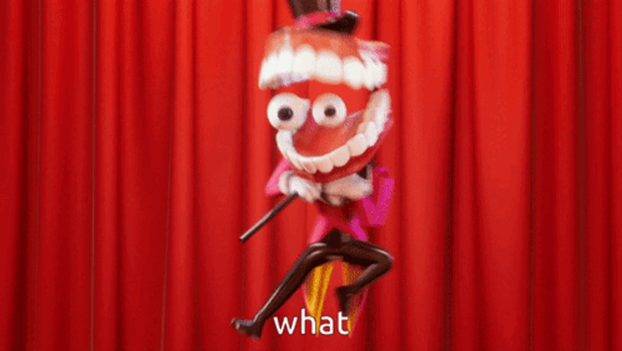 Amazing Digital Circus Caine Teeth Dropping GIF
