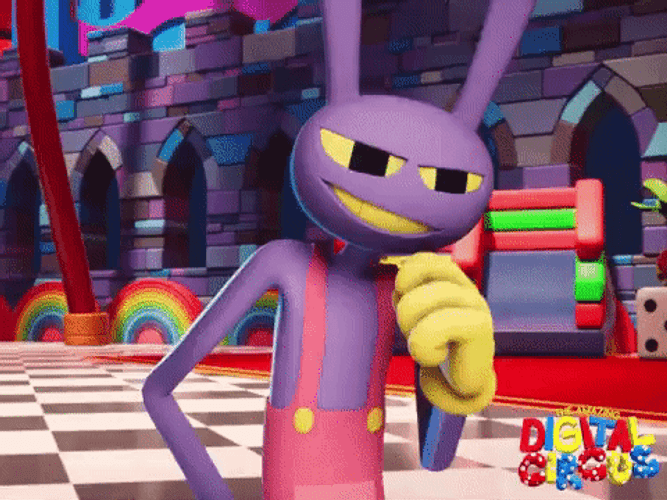 Amazing Digital Circus Jax Planning Well GIF