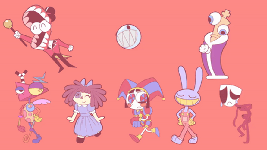 Amazing Digital Circus Playful Characters GIF