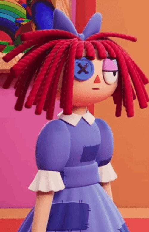 Amazing Digital Circus Ragatha Tired Face GIF