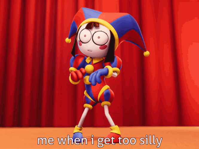 Amazing Digital Circus Scared When Get Too Silly GIF