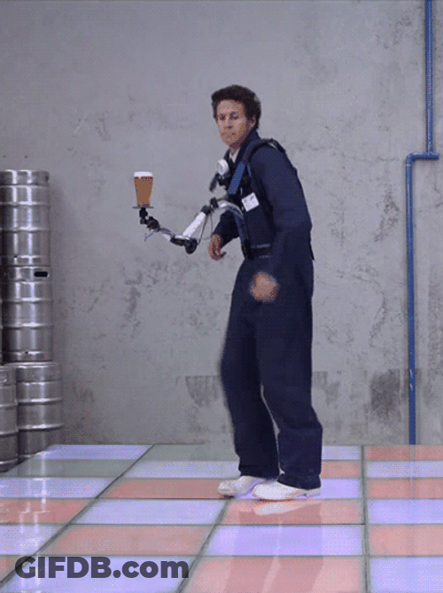 Amazing Experiment Man Dancing Without Spilling Coffee GIF