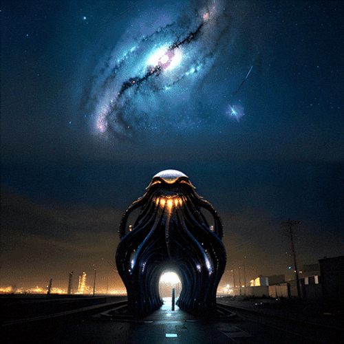 Amazing Fictional Character Cthulhu Cosmic Background GIF