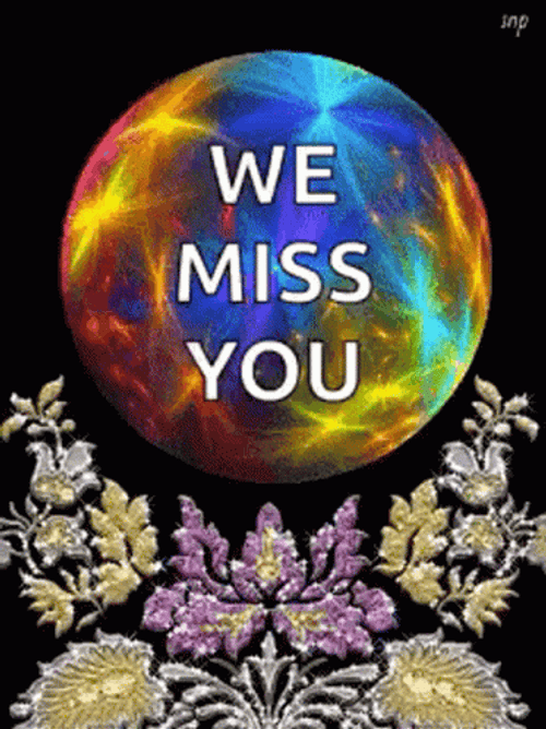 Amazing Hologram We Miss You Ball GIF