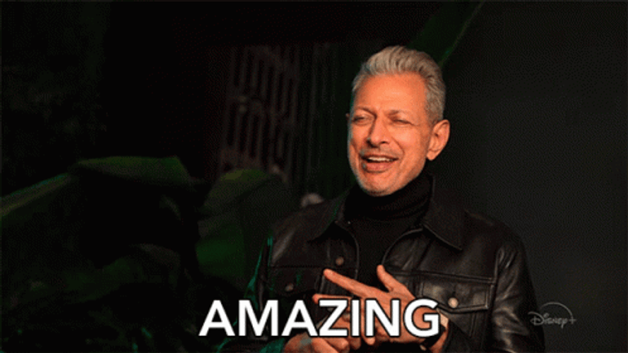 Amazing Jeff Goldblum GIF