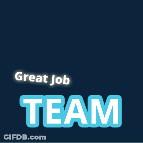 Amazing Logo Great Job Team GIF
