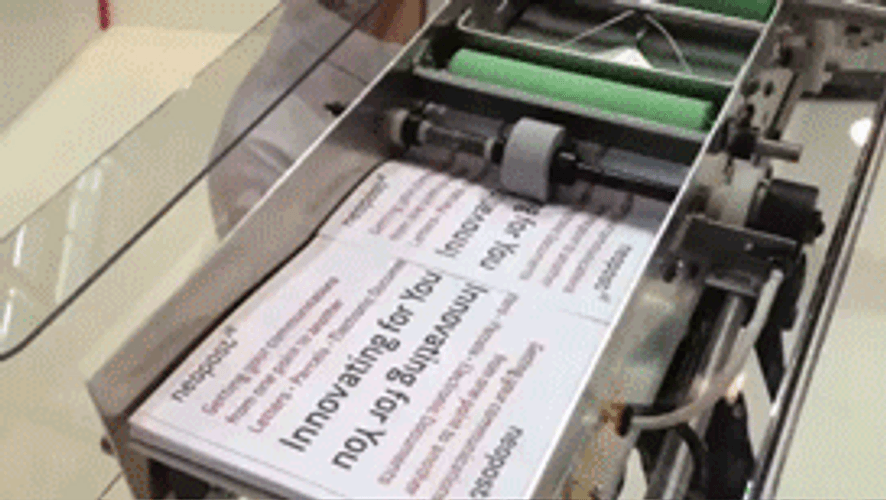 Amazing  Machine Making Paper Plane GIF