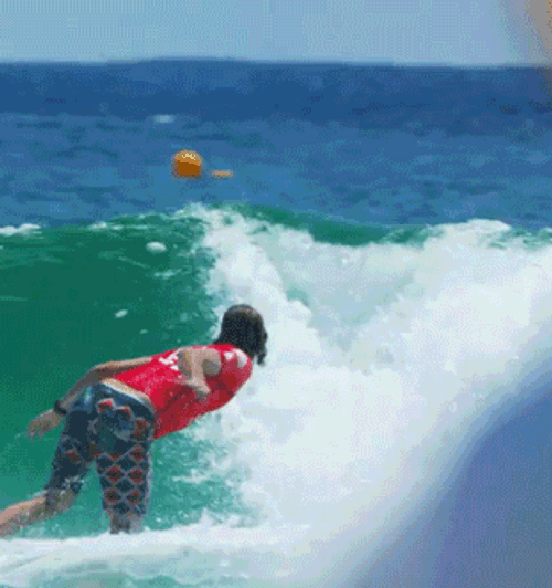 Amazing Man Surfing Oceon GIF