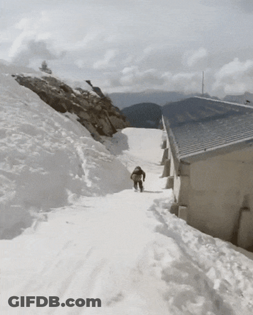 Amazing Ski Performance GIF