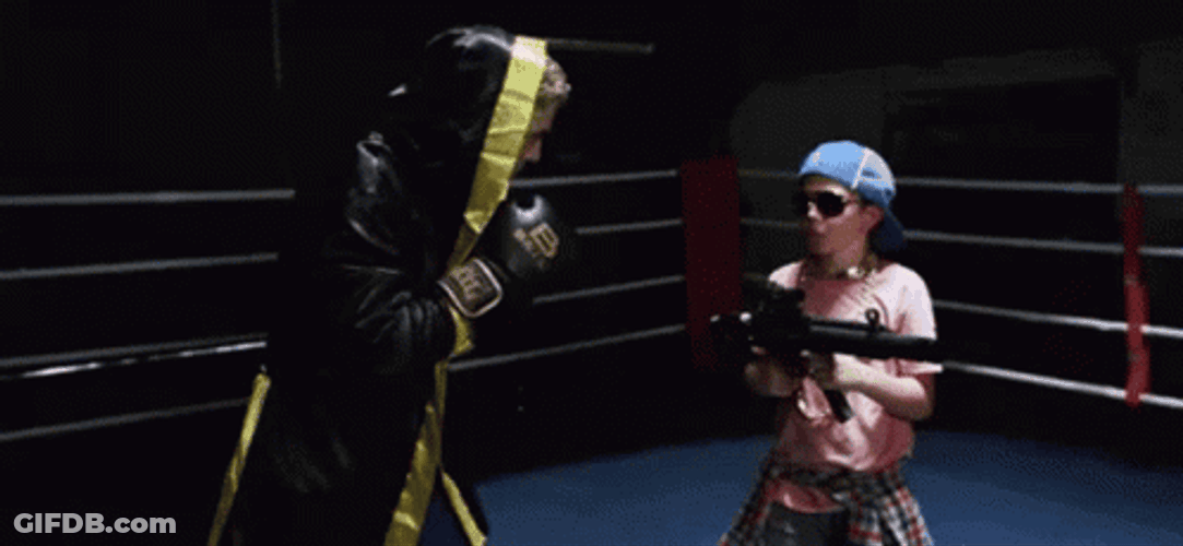 Amazing Slow Motion Knockout Punch GIF