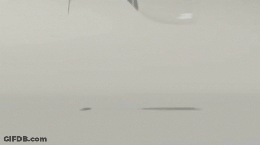 Amazing Slowed Down Glass Breaking Shot GIF