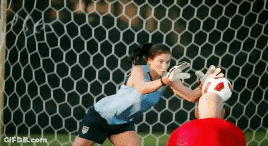 Amazing Soccer Goal Save GIF