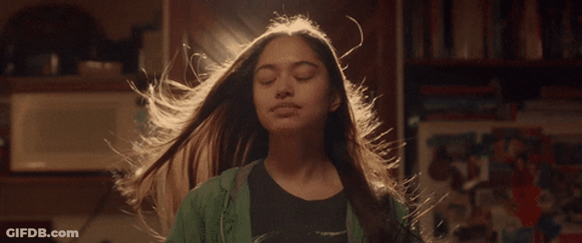 Amazing Sow Motion Hair Blowing GIF