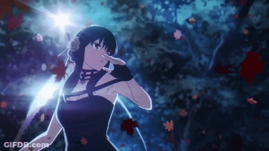 Amazing Sword Skill Yor Forger GIF