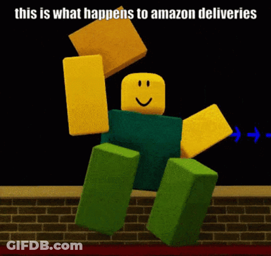 Amazon Delivery Dancing Roblox GIF