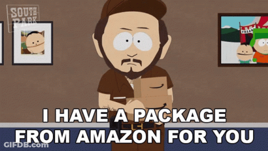 Amazon Delivery For Gerald Broflovski South Park GIF