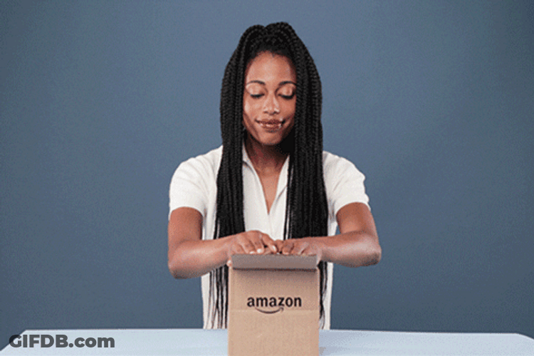 Amazon Parcel Arrive Ad GIF