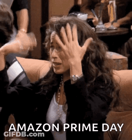 Amazon Prime Day Maggie Wheeler GIF