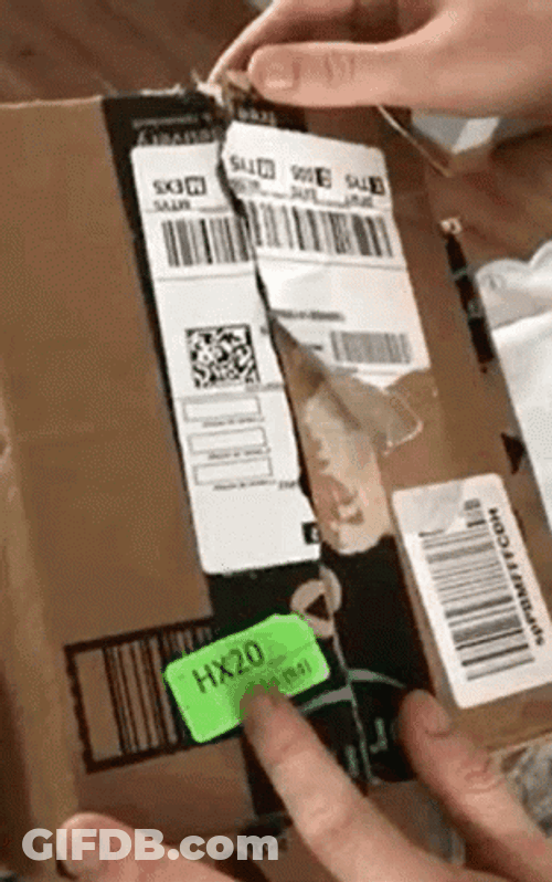 Amazon Surprise Baby In Box GIF