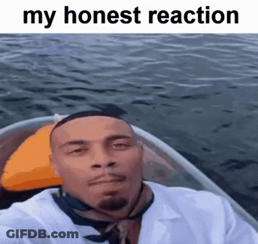 Ambatukam On Boat My Honest Reaction GIF