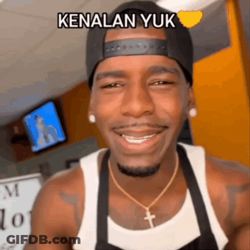 Ambatukam Wearing Black Apron GIF