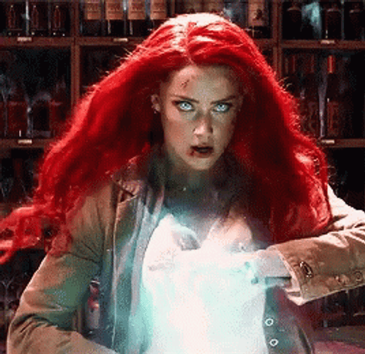 Amber Heard Mera Screaming GIF